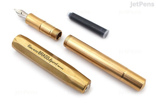 Kaweco Brass Sport Fountain Pen - Medium Nib